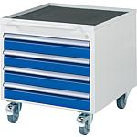 Mobile pedestal Series 7000 with 4 drawers
