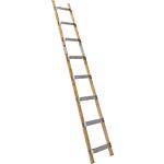 Rung roof-mounted ladder