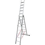 Step-rung multi-purpose ladder TRBS three-part