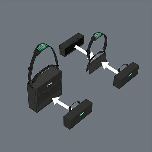 Sacoche à outils 2go 2, avec carquois,  bandoulière et porte-outils Anwendung 2