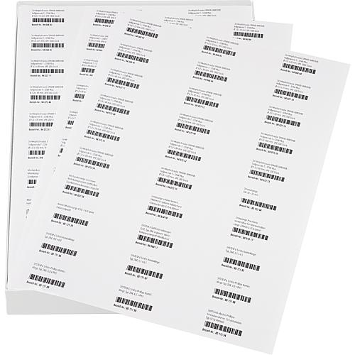 Labels Streit self-adhesive 70.0x29.6 mm 3000 labels per PU white