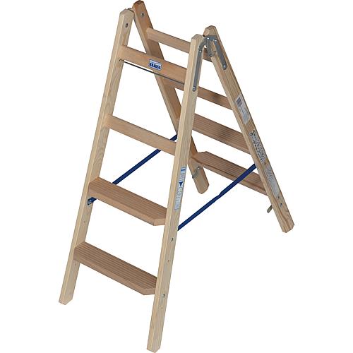 Wooden double step/rung ladder Anwendung 1