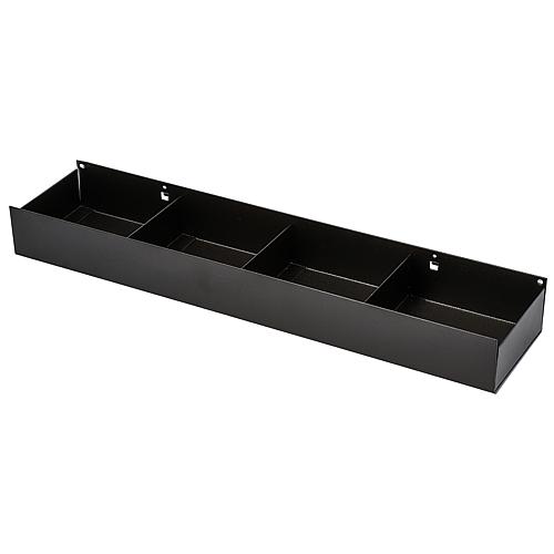 Shelf tray, divided Standard 1