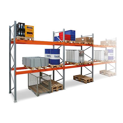 Pallet shelf set Artus, 2 levels, 2 fields Anwendung 1