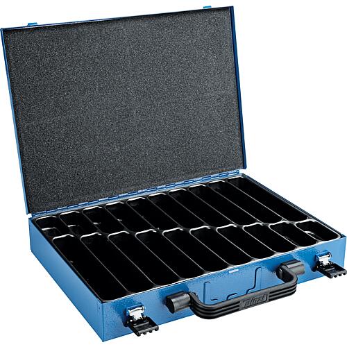 Assortment case SN 50 with plastic insert 20-compartment - dimensions W x D x H: 340 x 240 x 50 mm