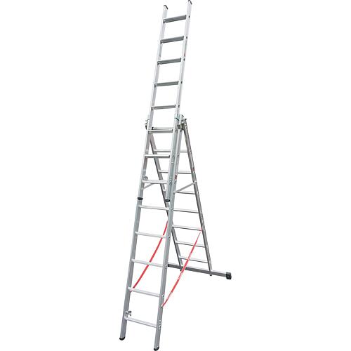 Step-rung multi-purpose ladder TRBS three-part