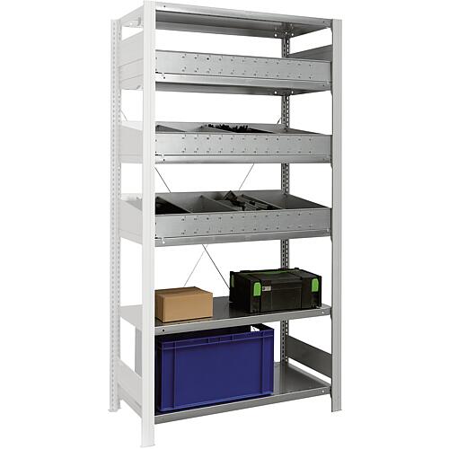 Add-on shelving unit, module 2, pluggable, 2000x1005x500 mm