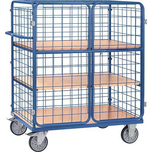 Shelf trolley fetra® 8483-3DE 1552 mm high Loading area 1200 x 800 mm