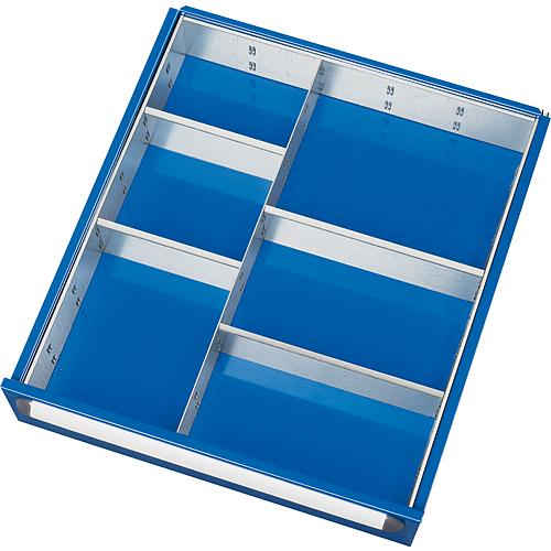 Drawer divider RAU Set 1 for drawer height (H) (mm): 60 - 90