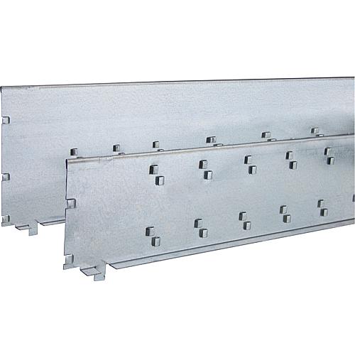Chute set for shelf width 1285 mm with wooden shelf Standard 1