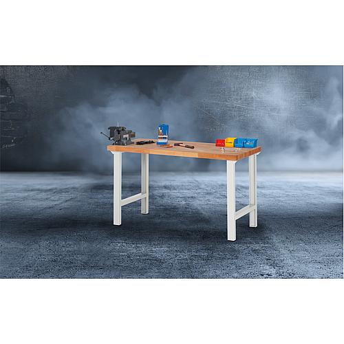 Workbench 7000-1 Series BASIC-7 with solid beech worktop (H) (mm): 40 Anwendung 1