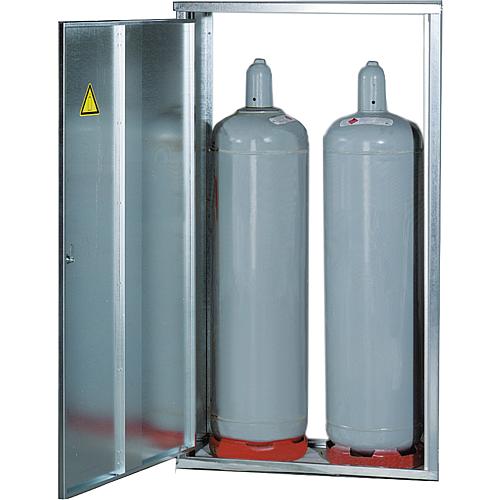 Gas bottle cabinet for 33 kg bottles