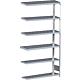 Office add-on shelving BERT with 5 filing levels Bay load 2000kg 2000x1005x300mm