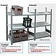 BERT drinks crate rack with chipboard shelves, shelf load 150 kg, width 976 mm Anwendung 3