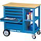 Roller workbench 1502 with 6 drawers, with wooden work surface Anwendung 1