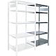 BERT add-on shelving with 5 steel shelves, bay load 2000kg 2000x875x400mm