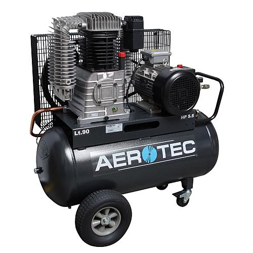 Kolbenkompressor AEROTEC 820-90 PRO, 400 V, 10 bar, 90 Liter Kessel Standard