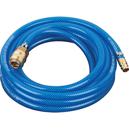 Compressed air hose, PVC with fitting