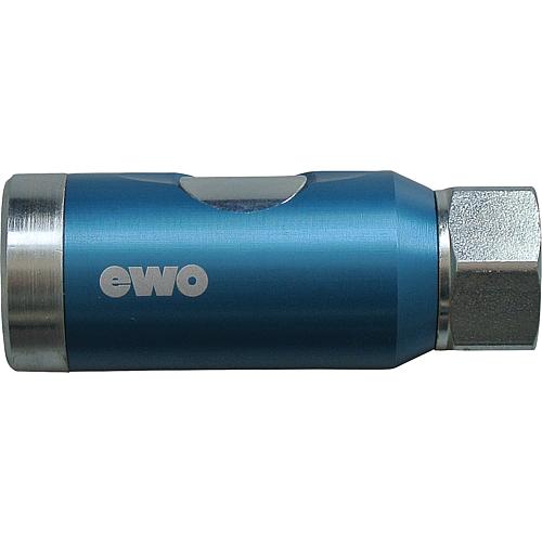 Safety compressed air coupling NW 7.2/7.4 ISO 4414 DIN/EN 983 with female thread DN8 (1/4")