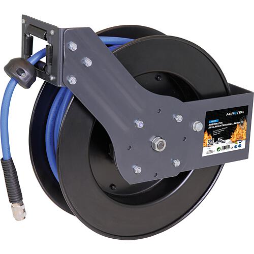 Compressed air hose drum, 16 metres Standard 1