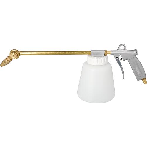 Pistolet pulverisateur avec gobelet en plastique 1,0 l tube de pulverisation orientable