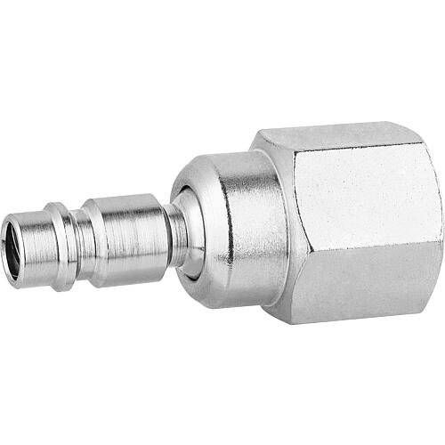 Compressed air swivel plug NW 7.2 internal thread