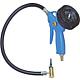 Tyre pressure gauge with lever nipple max operating pressure 10 bar