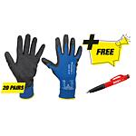 Assembly Gloves package with free Borehole marker