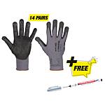 Work gloves packet Ultimo with FREE drill hole marker