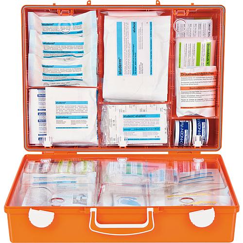 First aid case DIN 13 169 / with contents 400x300x150 mm / orange