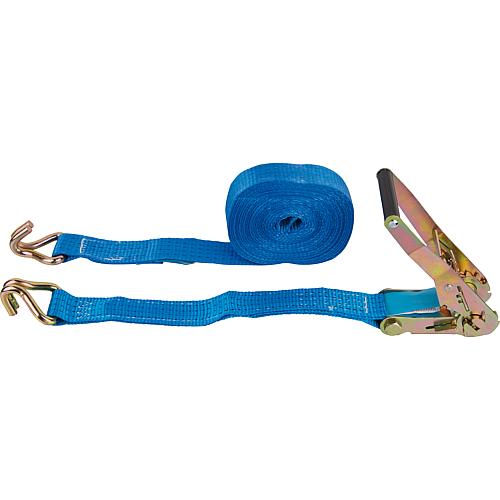 Tie down sling, one piece, type 4000 DIN EN 12995-2 orange, sling 50 mm, length 8 m