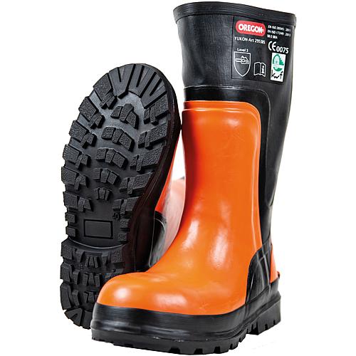 Cut protection rubber boots OREGON with steel toe cap size 38