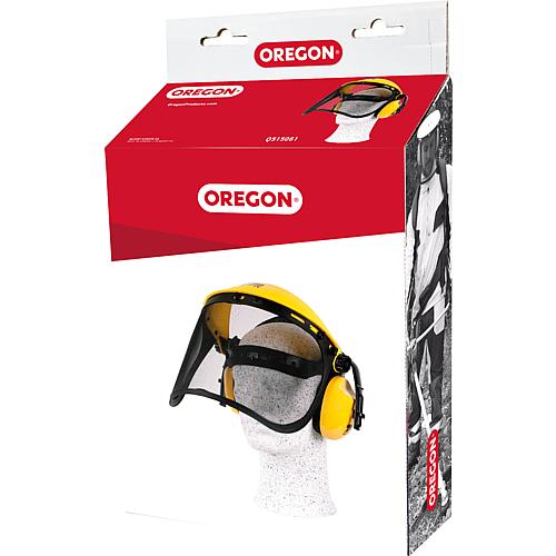 Face protection with headband/hearing protection combination