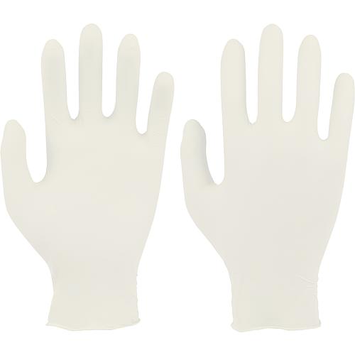 Latex protective gloves powder-free, size L PU=100 pcs, 1010089