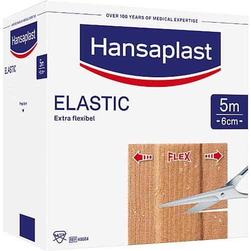 Wound plaster, Hansplast ELASTIC 5 m x 6 cm