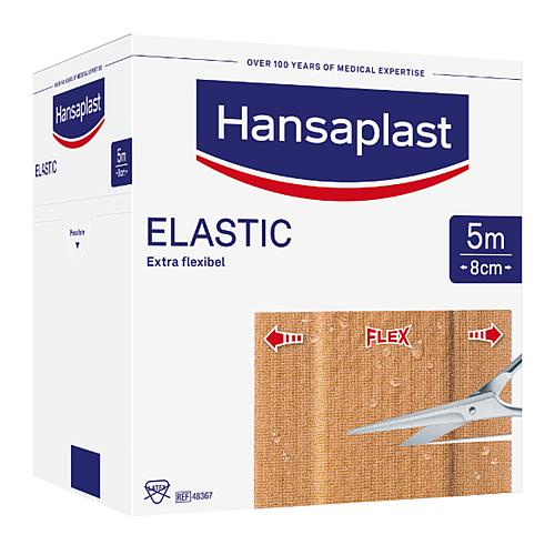 Wound plaster, Hansplast ELASTIC 5 m x 8 cm