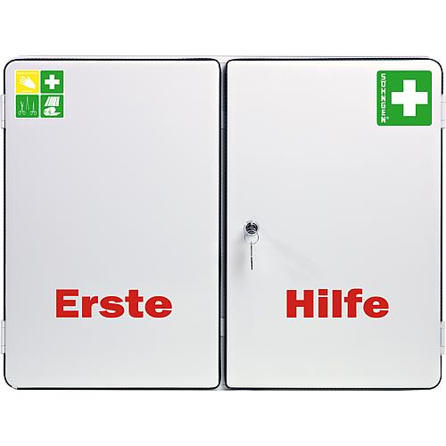 First aid cabinet LONDON filling standard DIN 13169