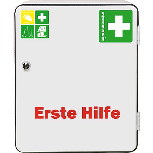 First aid cabinet HEIDELBERG filling standard DIN 13157