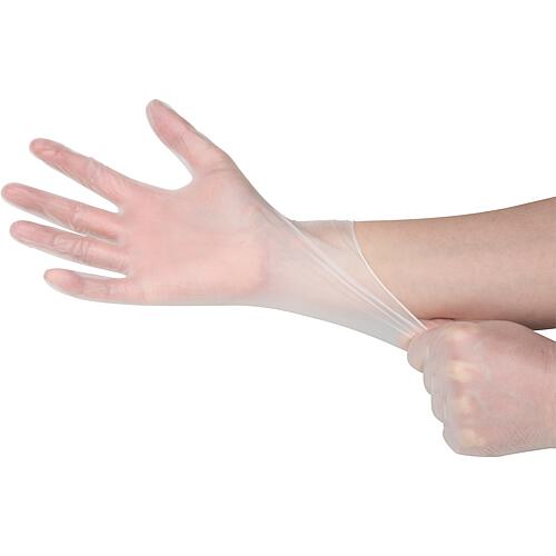 Vinyl protective gloves, powdered Standard 1