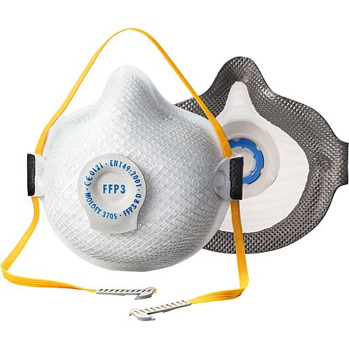 Respirator mask FFP3 R D with sealing lip and climate valve, Air Seal, PU = 8 pcs