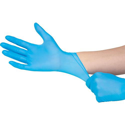 Gants de protection en nitrile Pull-ON taille S, UE = 100 pièces