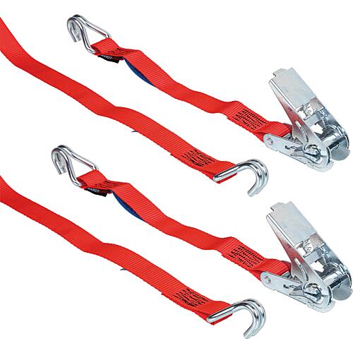 Ratchet lashing strap, two-piece, Professional Standard 2