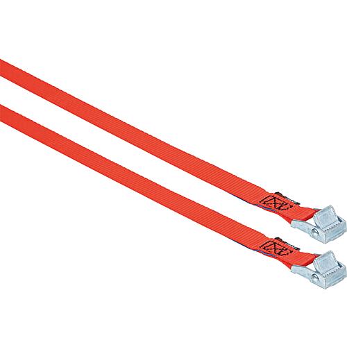 Sangle d'arrimage à pince de ceinture, monobloc Cambuckle 20mm 300 kg 2,5m Cond.=2 pièces