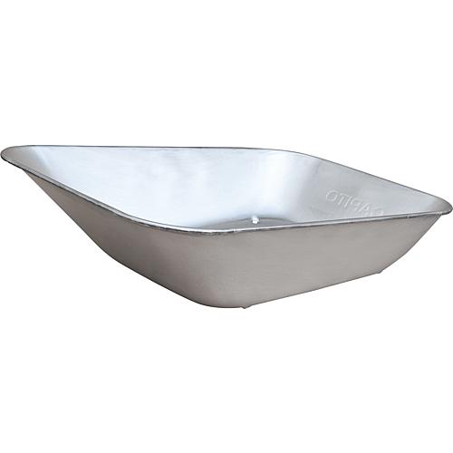 Wheelbarrow trough Capito for Export 85L, galvanised and perforated