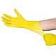 Gants de nettoyage Latex, convient pour les aliments, M 30 cm de long, 12 paires