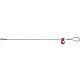 Stop rope with loop + sliding hook, D: 12mm, 1.2 t load capacity, 2 m