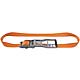 Lashing strap, one-piece DIN EN12195-2, orange lever, strap 50mm, length 15m