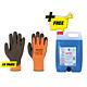 Cold protection gloves packet L with free windscreen antifreeze