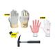 Paquet de gants de travail pour la construction T.M avec marteau de lattage gratuit