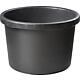 Mortar bucket 90 litres black, wide edge, PU = 3 pieces